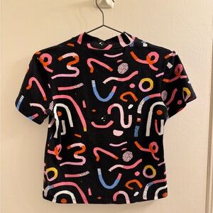 Nooworks Mock Neck in Candy Patten